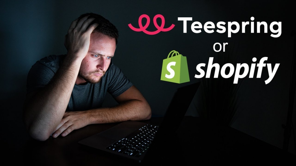 shopify and teespring comparison