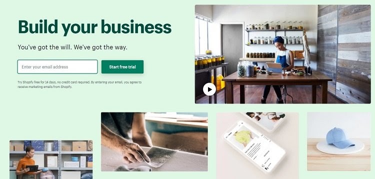 Shopify - One of the best online store builder tools for newbies