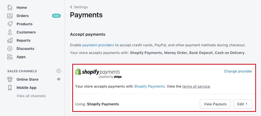 Transaction fees are reduced to 0% if you choose Shopify Payments to process all of your sales transactions