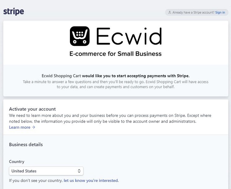 Ecwid integrates third-party payment subscriptions under its branding