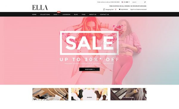 Ella has multiple layouts and styles, gives you the flexibility you want
