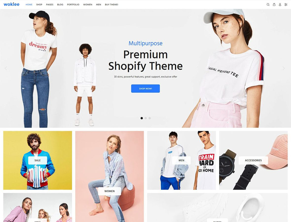 Wokiee is the best Shopify theme, according to Envato Tuts+