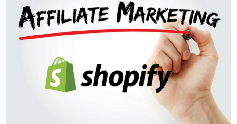 shopify affiliate sign up