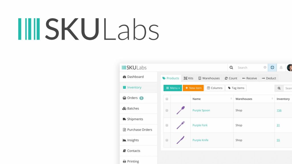 SKUlabs Best Shopify Inventory Management Apps