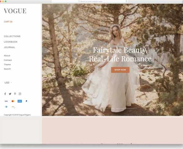 Vogue Shopify Blog Theme