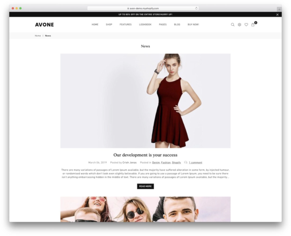 Avone Shopify Theme