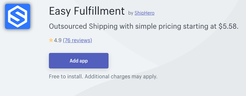 Easy Fulfillment Shopify App