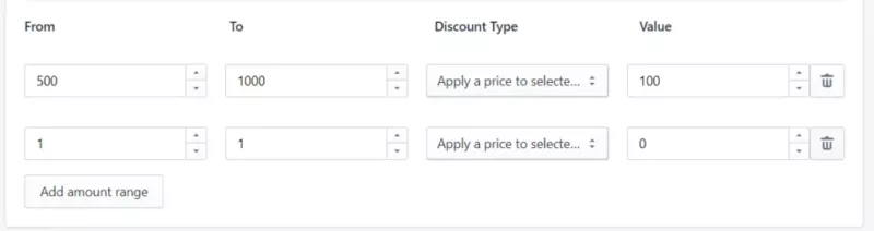 Shopify bulk discount