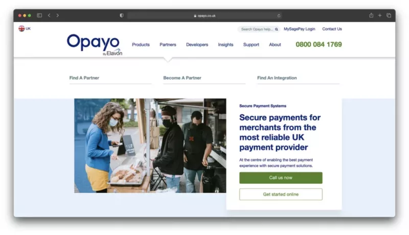 best Shopify payment gateway - Opayo