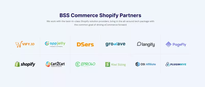 BSS Commerce's partner