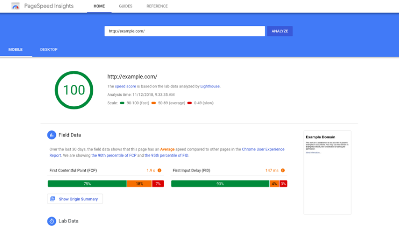 Shopify-page-speed-optimization|Google-PageSpeed-Insights