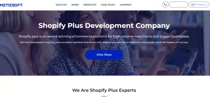 Metizsoft - Shopify Plus agency