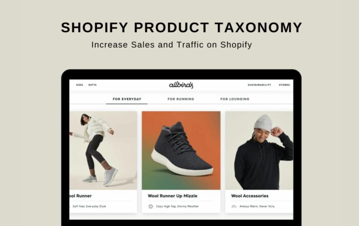 shopify product taxonomy