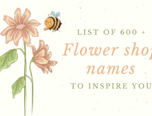 600+ Creative Flower Shop Names Ideas to Inspire You