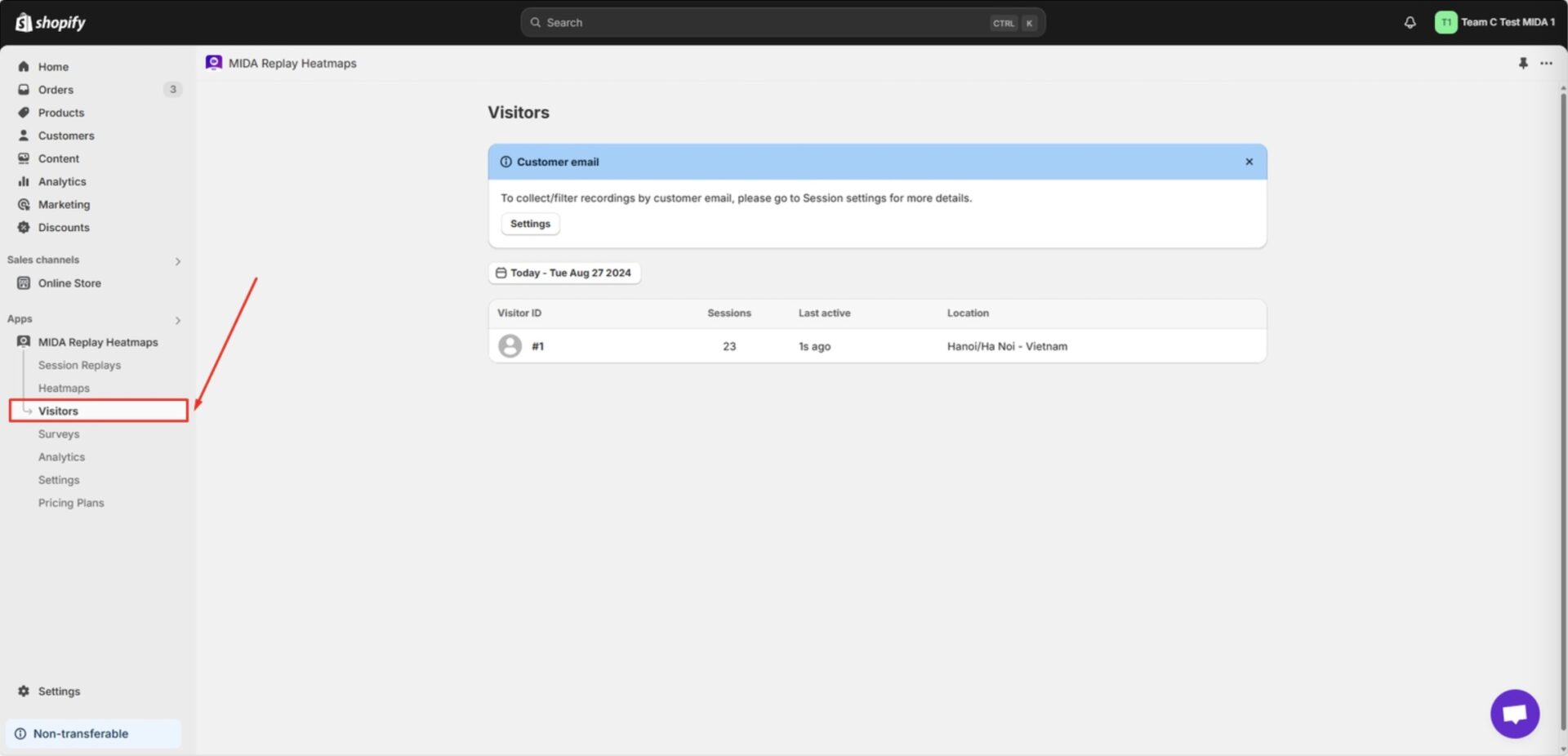 MIDA-Recording-Replay-manage-visitors